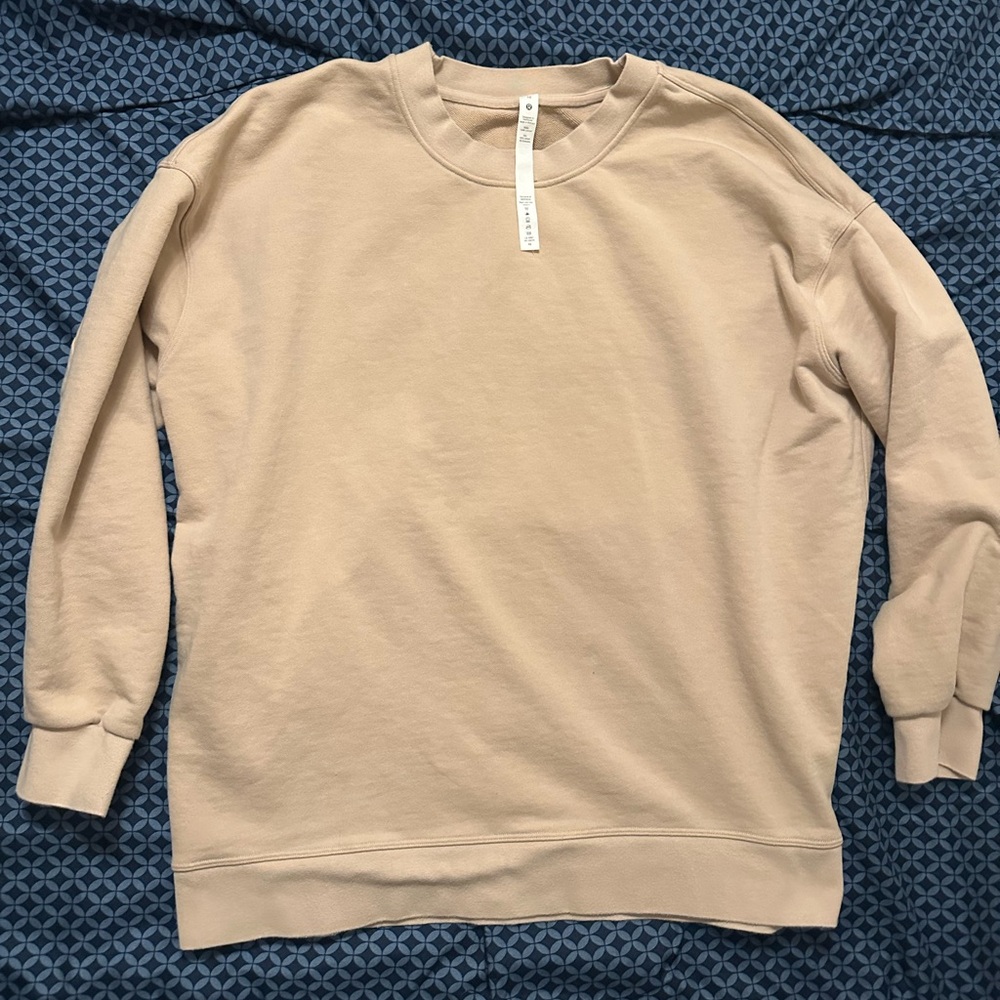 Lululemon Sweatshirt Softstreme Crew Pullover Women Perfectly Oversized